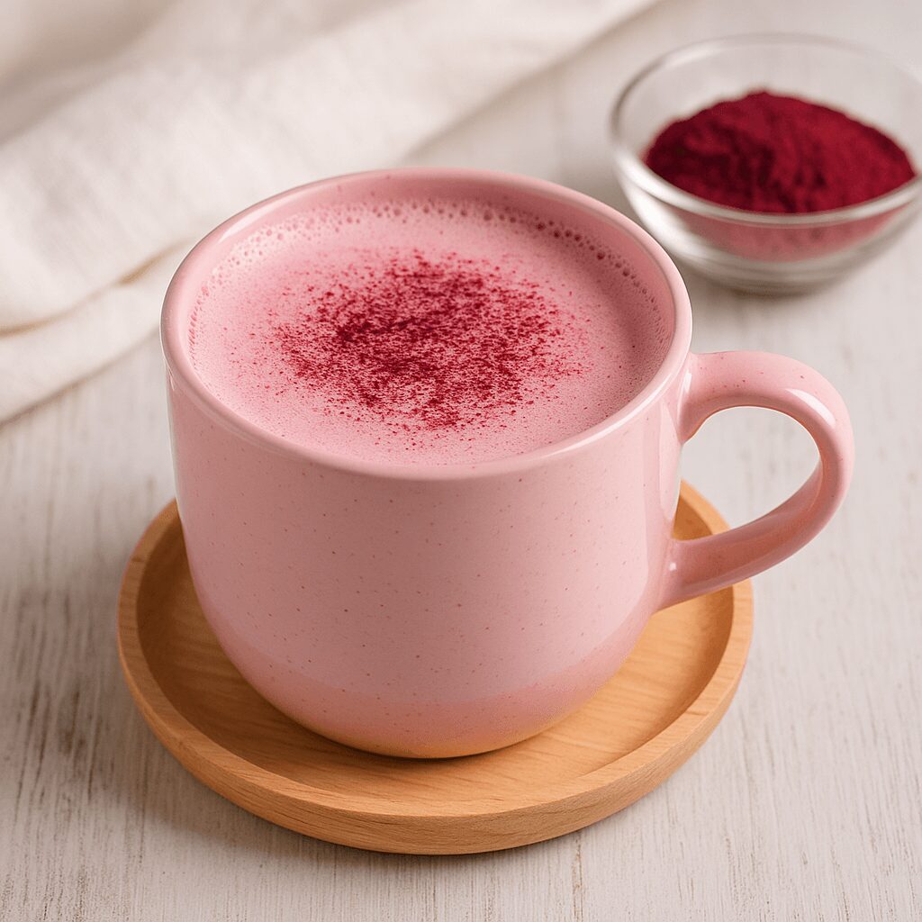 ビーツホットミルク